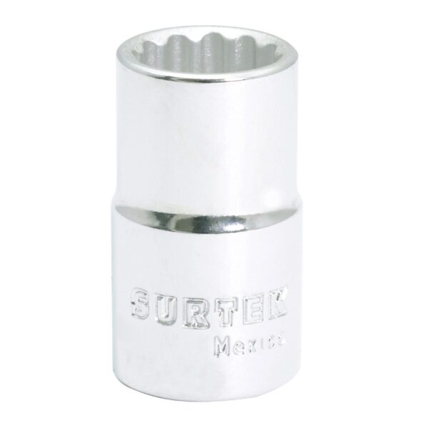 F5816 Dado en pulgadas cuadro de 1/2", 12 puntas, 1/2" Surtek