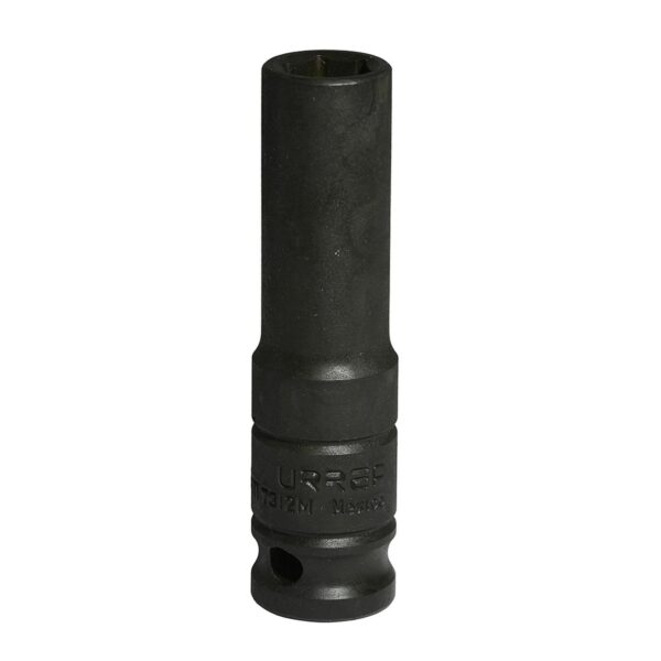 7312M Dado de impacto largo cuadro de 1/2", 6 puntas, metrico, 12 mm Urrea