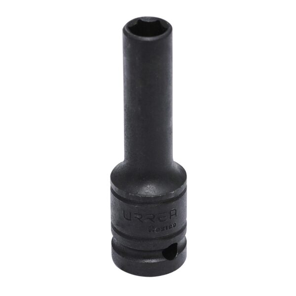 7312MD Dado de impacto largo pared delgada cuadro de 1/2", 6 puntas, metrico, 12 mm Urrea