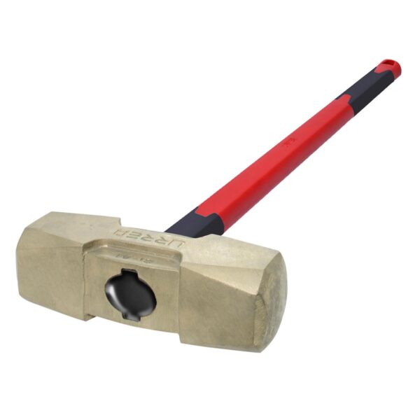 UH71FG Marro de bronce-aluminio antichispa de 7.5lb con mango extra largo de fibra de vidrio 34" Urr
