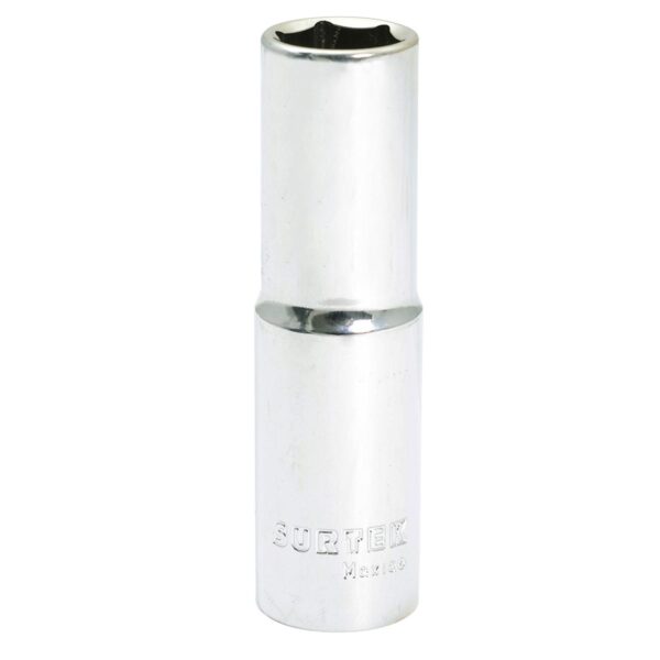 F5814HL Dado largo en pulgadas cuadro de 1/2", 6 puntas, 7/16" Surtek