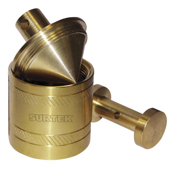 123275 Plomada de laton tipo barril 330 g Surtek