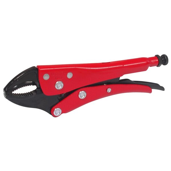 4103 Pinza de presion de 9-1/4" quijada curva con corta alambre Urrea