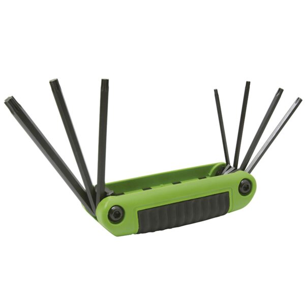 4977TX Juego de llaves hexagonales tipo navaja torx T10 a T40 estuche bimaterial, 7 pz Urrea