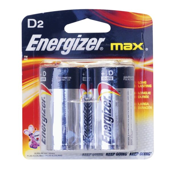 E95BP-2 Pila alcalina Energizer® "D", 2 piezas Surtek
