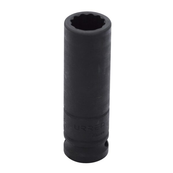 7334 Dado de impacto largo cuadro de 1/2", 12 puntas, en pulgadas, 1-1/16" Urrea