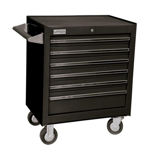 X27M6N Gabinete movil 6 gavetas 27" negro serie X Urrea