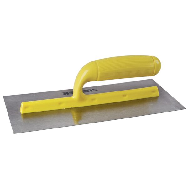 123186 Llana lisa de acero al alto carbon con mango plastico 11" x 5" Surtek
