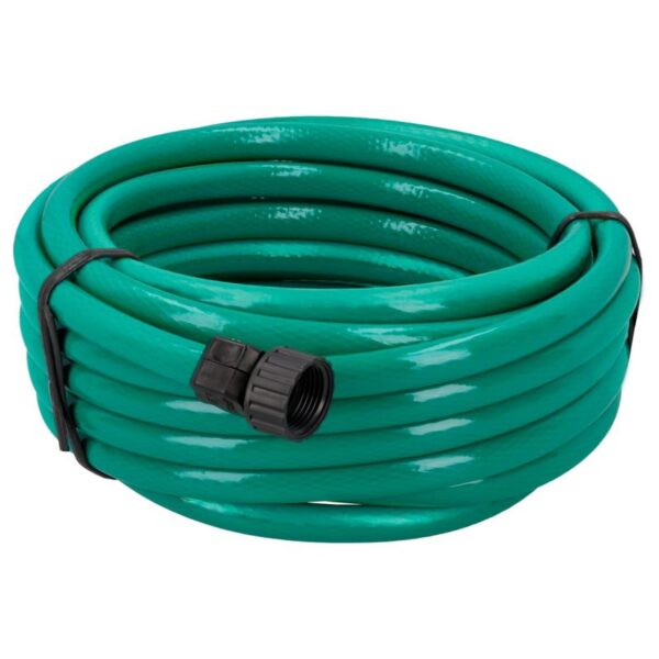 MT100PF Manguera para jardin tramada con conector plastico 1/2", 100 m Foy