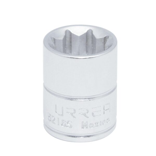 5216S Dado cuadro de 3/8", 8 puntas, en pulgadas, 1/2" Urrea