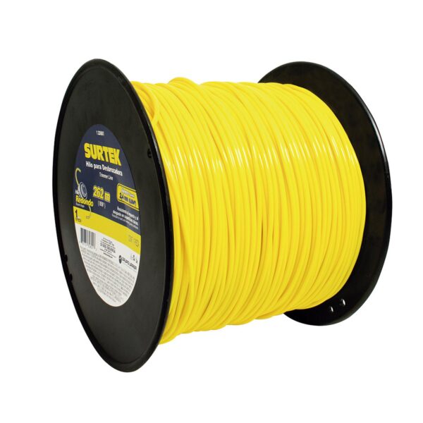 130801 Nailon para desbrozadora en carrete, 2.4 mm x 262 m Surtek