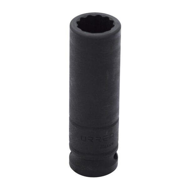 7328 Dado de impacto largo cuadro de 1/2", 12 puntas, en pulgadas, 7/8" Urrea