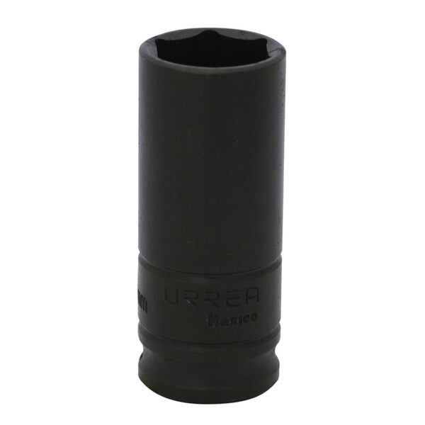 7019M Dado de impacto largo cuadro de 3/8", 6 puntas, metrico, 19 mm Urrea