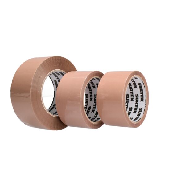 138036 Cinta canela de acrilico para empacar 2" x 40 m Surtek