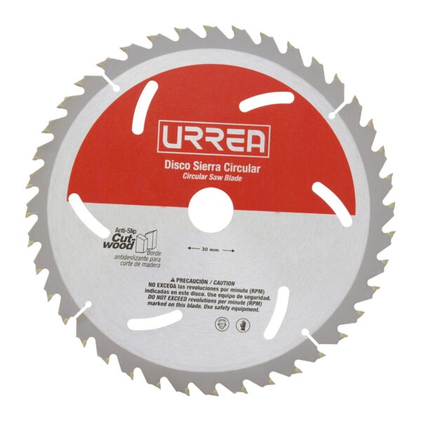 DSM1240 Disco para sierra circular para corte de madera 40 dientes, 12" Urrea