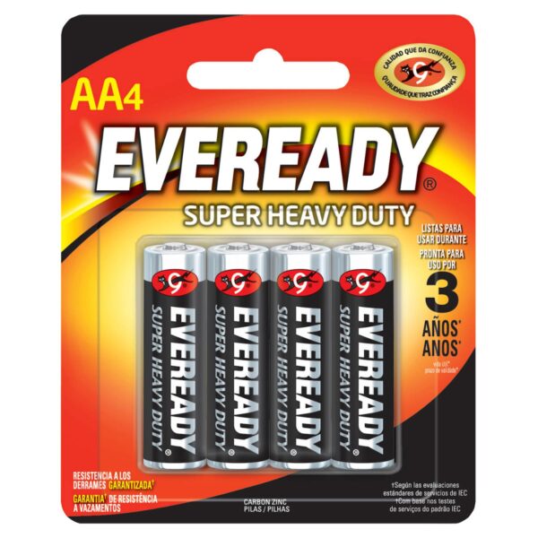 1215-4 Pila alcalina Eveready® "AA", 4 piezas Surtek
