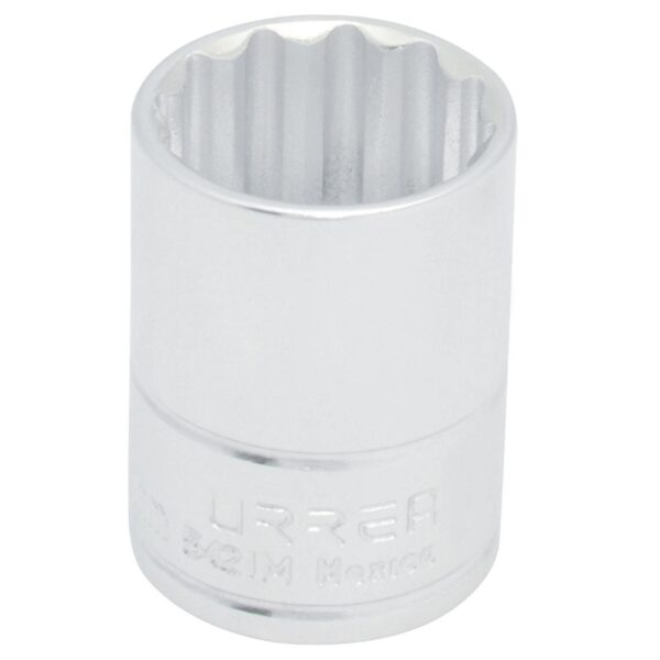 5427M Dado cuadro de 1/2", 12 puntas, metrico, 27 mm Urrea
