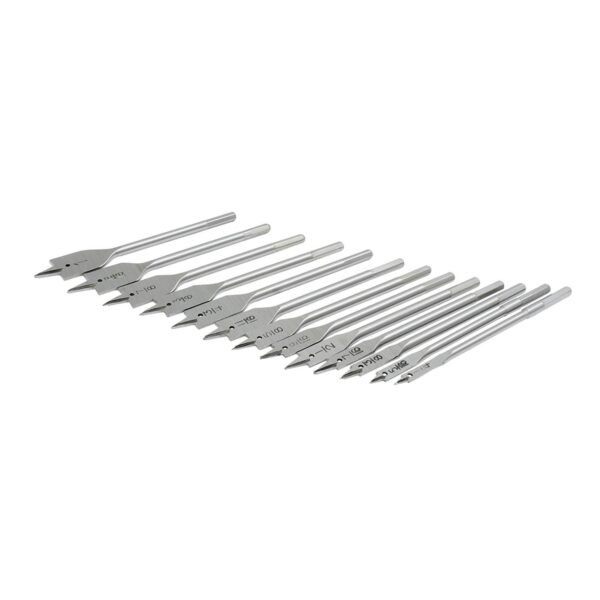 JBP13 Juego de 13 brocas para madera tipo manita plana zanco hexagonal Surtek
