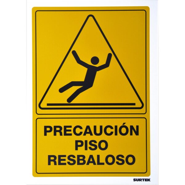 SES33 Señal "Precaucion piso resbaloso" Surtek