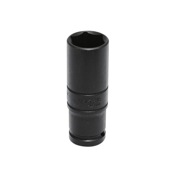 7334HD Dado de impacto largo pared delgada cuadro de 1/2", 6 puntas, en pulgadas, 1-1/16" Urrea