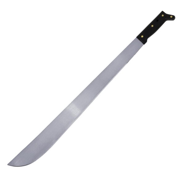 130499 Machete troquelado con mango negro recto 16" Surtek