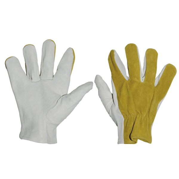 137382 Guantes de piel de borrego y carnaza en dorso unitalla Surtek