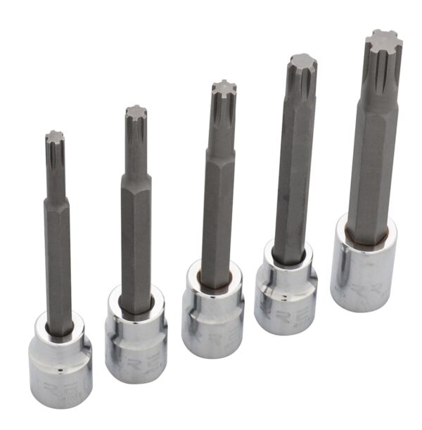 4991M5 Juego de dados con punta Ribe cuadro de 3/8", 5 piezas Urrea
