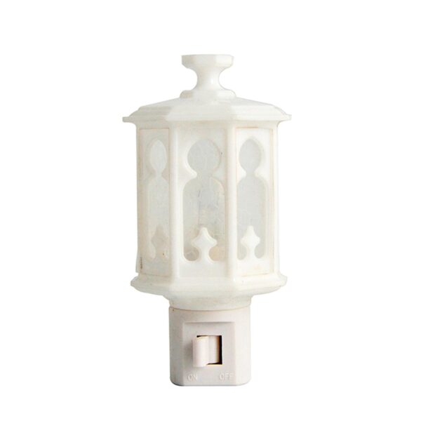 LUN06 Lampara decorativa de noche, farol blanco 127 V Foy