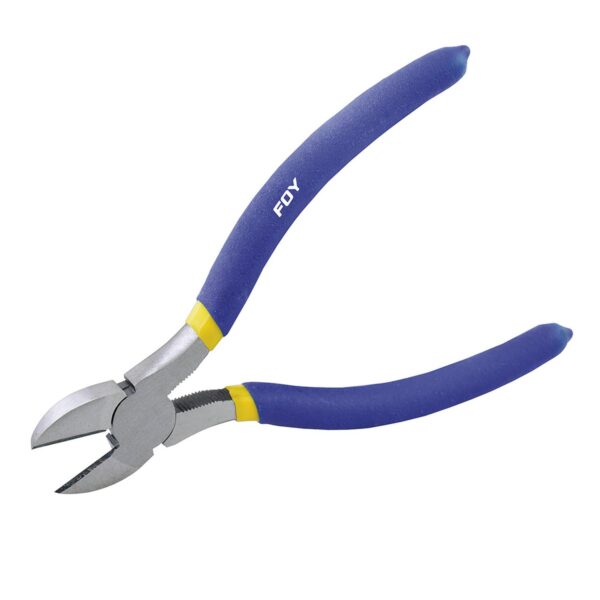 142047 Pinza para electricista con mango con doble plastisol de 7", corte diagonal Foy