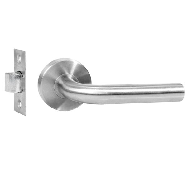 CPF1-10S-US32D Manija tubular Calabria funcion de paso, acero inoxidable, en caja Proforza