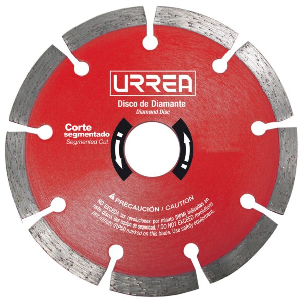 DDIS9 Disco de diamante segmentado, 9" Urrea