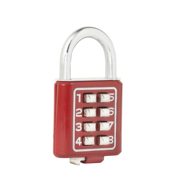 C27R40 Candado de combinacion, rojo, 40 mm Lock