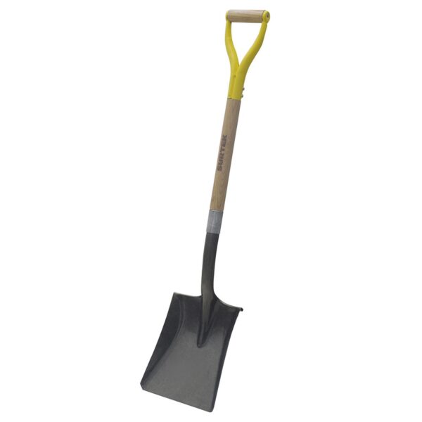 130621 Pala con mango de madera con puño metalico "Y", cuadrada Surtek