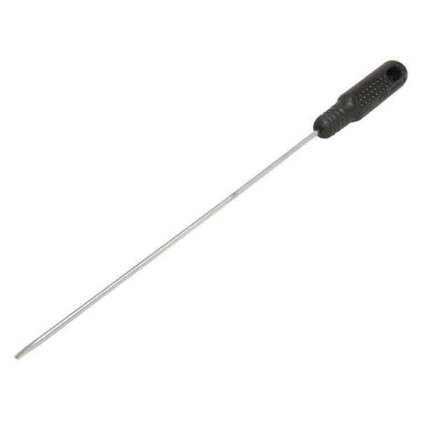 DCR32 Destornillador con mango negro, punta cabinet 1/8" x 4" Foy