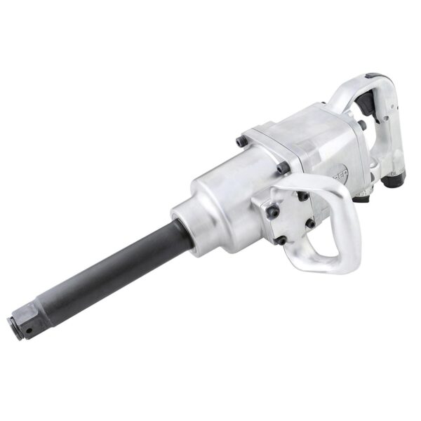 UP797-6 Pistola de impacto neumatica cuadro de 1" 1,500 Ft-lb con extension 6" sistema twin hammer U