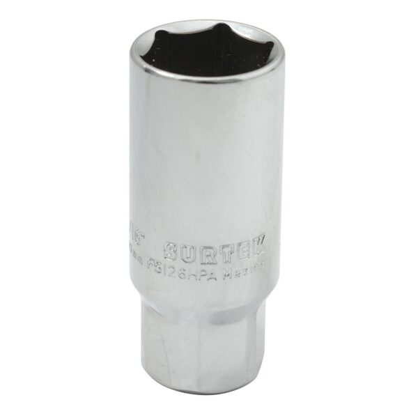 F5126HPA Dado para bujia con neopreno en pulgadas, cuadro 3/8", 6 puntas, 13/16" Surtek