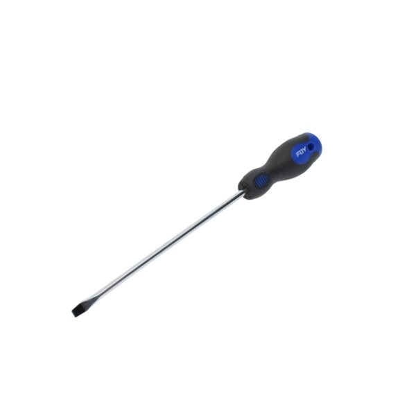 DBE52 Destornillador con mango bimaterial, punta plana 1/4" x 1-1/2" Foy