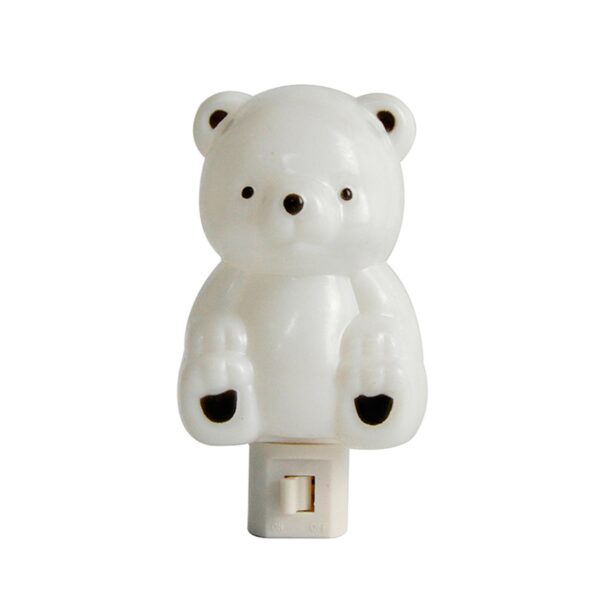 LUN07 Lampara decorativa de noche, oso 127 V Foy