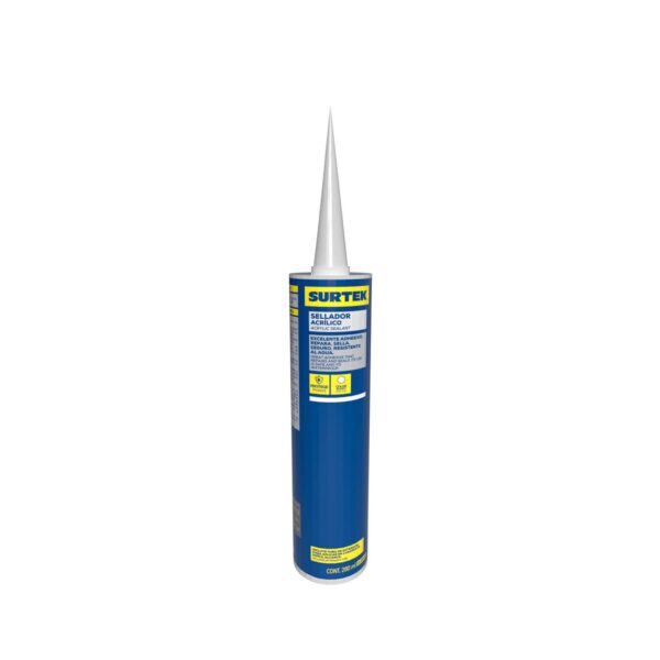 113505 Sellador acrilico color blanco 280 gr Surtek