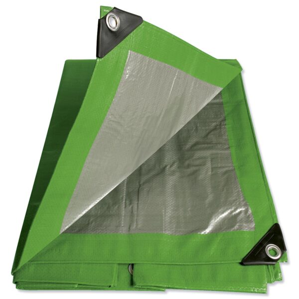 LE12X16V Lona de polietileno color verde 3.65 x 4.87 m Foy
