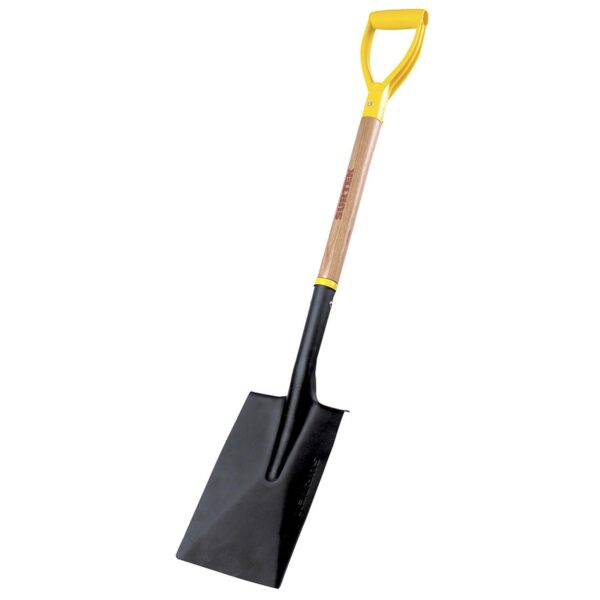 130602 Pala con mango de madera con puño plastico "D", tipo escarraman Surtek