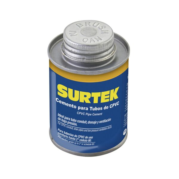 121135 Cemento para tubo CPVC, 236 ml Surtek