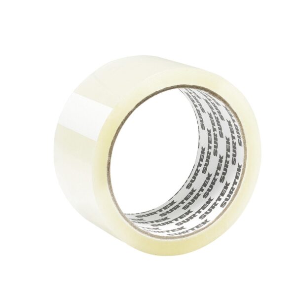 138020 Cinta transparente hot melt para empacar 2" x 40 m Surtek