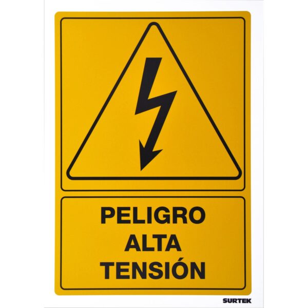 SES27 Señal "Peligro alta tension" Surtek