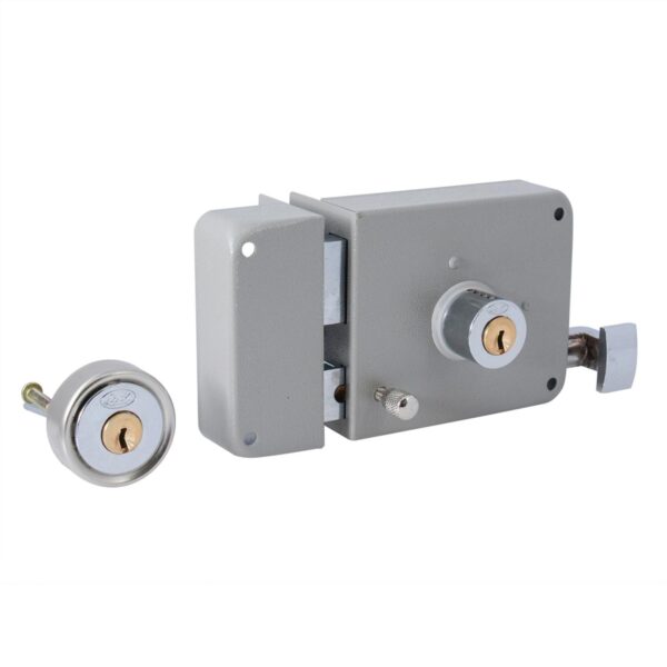 23CS Cerradura sobreponer clasica funcion izquierda , llave de puntos, en caja Lock