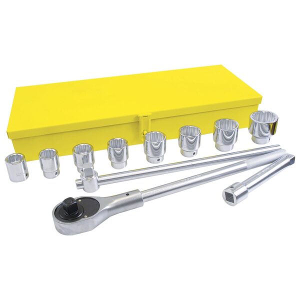 105604 Juego de dados y accesorios cuadro de 3/4" en pulgadas, 12 piezas Surtek
