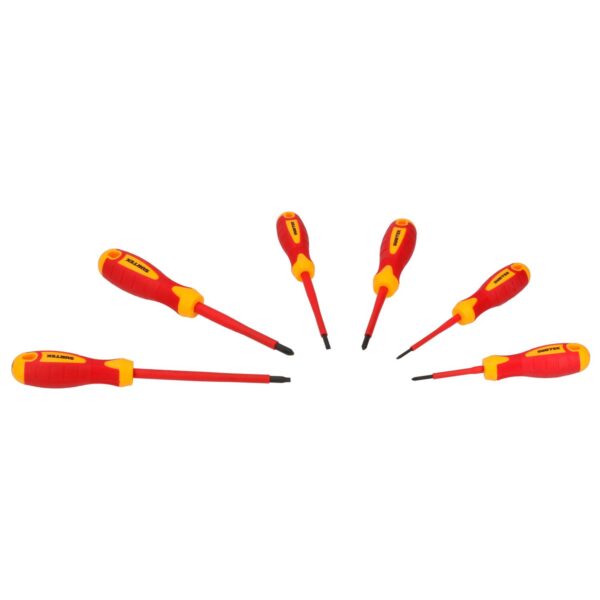 JDB6V Juego de destornilladores con mango bimaterial 1000 V combinados, 6 piezas Surtek