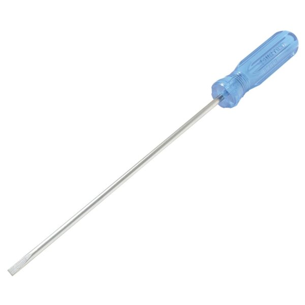 D325 Destornillador con mango azul, punta cabinet 1/8" x 6" Surtek