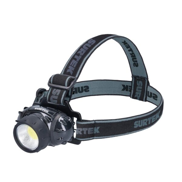 135905 Linterna de LED para cabeza a baterias 3 pilas "AAA" de 100 lm Surtek