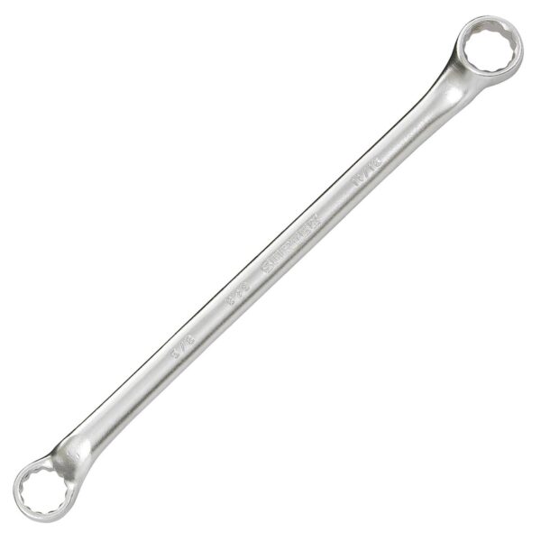 829 Llave de estrias pulido espejo de 45° en pulgadas, 12 puntas, 5/8" x 11/16" Surtek